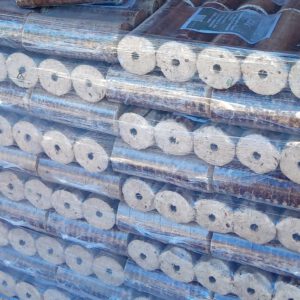10 kg | Hartholzbrikett rund mit Loch